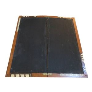 Antique Wood Game Table Board England W Thornhill Cribbage Playing Cards Poker